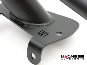 Ford Bronco Bull Bar - Front - Factory Bumper - ZROADZ - Prerunner Bar - 4in Round Amber LED